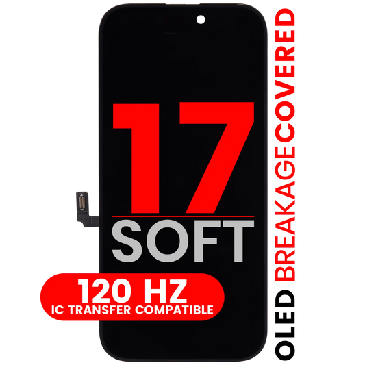 OLED Assembly For iPhone 17 (Aftermarket Pro: XO7 Soft) (120HZ)