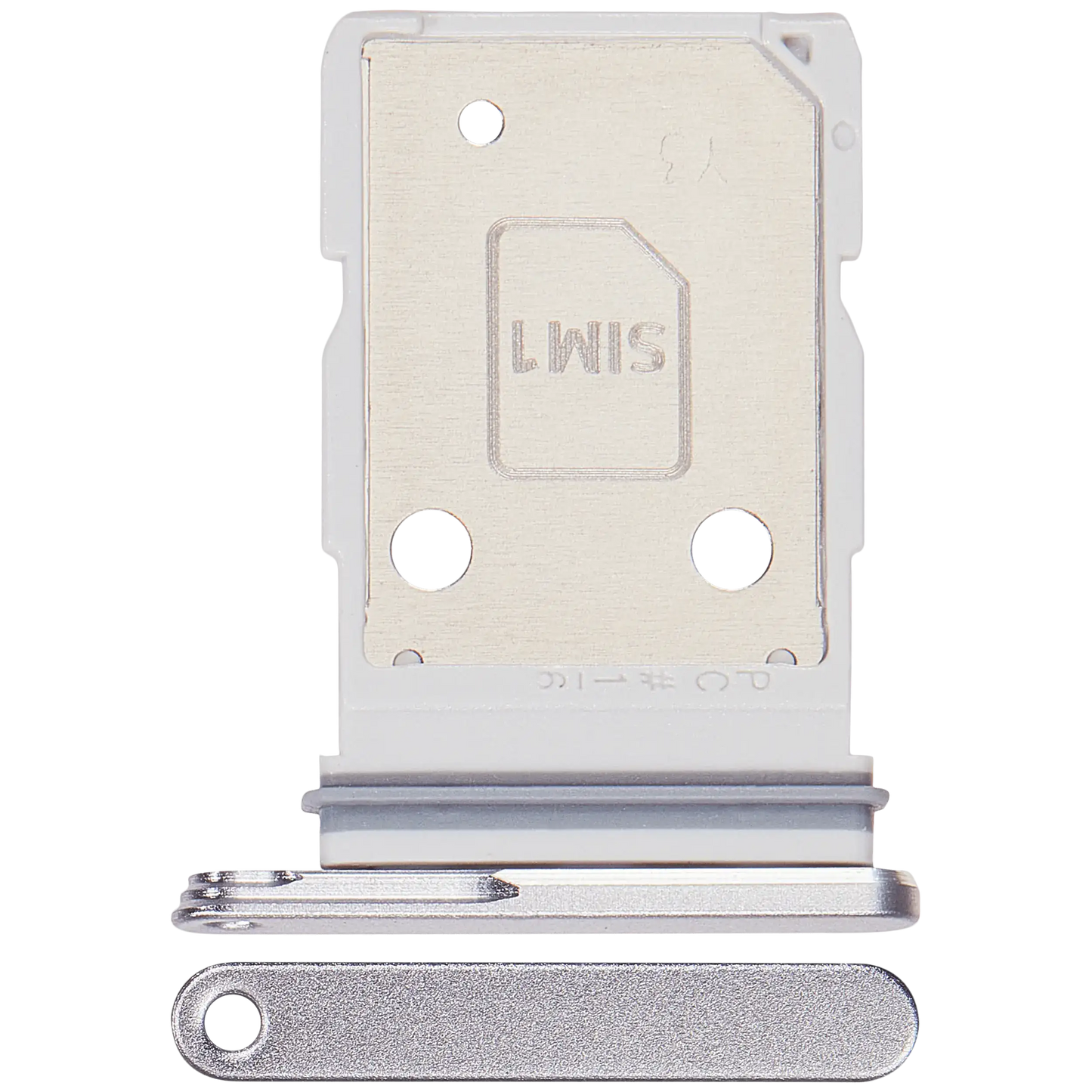 Dual Sim Card Tray For Samsung Galaxy S26 (S942) (Silver Shadow)
