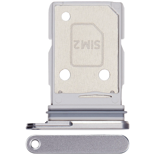Dual Sim Card Tray For Samsung Galaxy S26 Ultra (S948) (Silver Shadow)