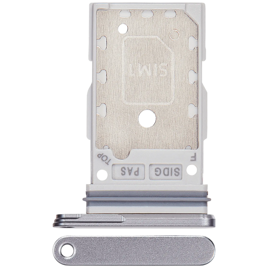 Dual Sim Card Tray For Samsung Galaxy S26 Plus (S947) (Silver Shadow)