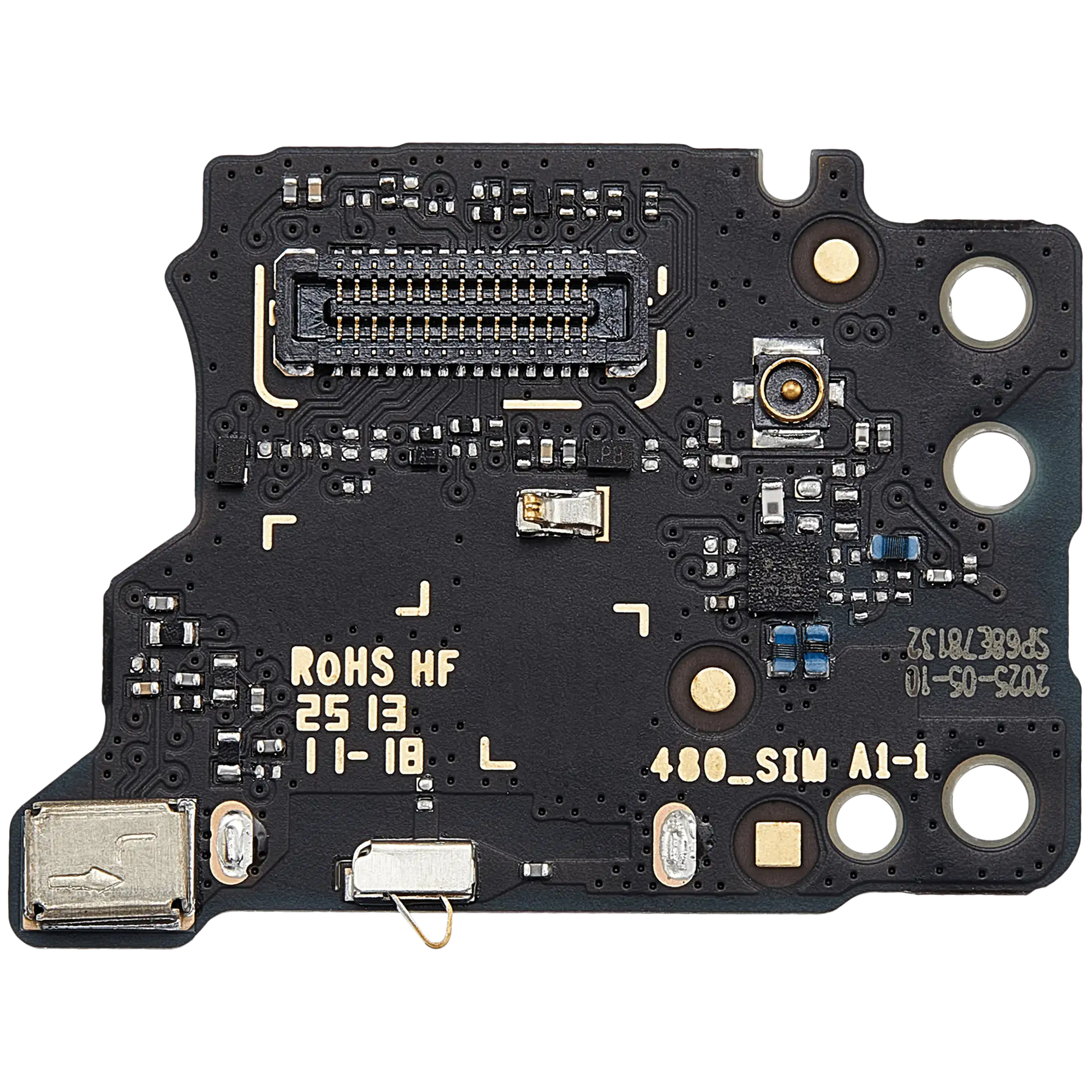 Sim Card Reader With Board For Motorola Moto G96 (XT2531 / 2025) (Premium) replacement part SKU 107182129251 image 1