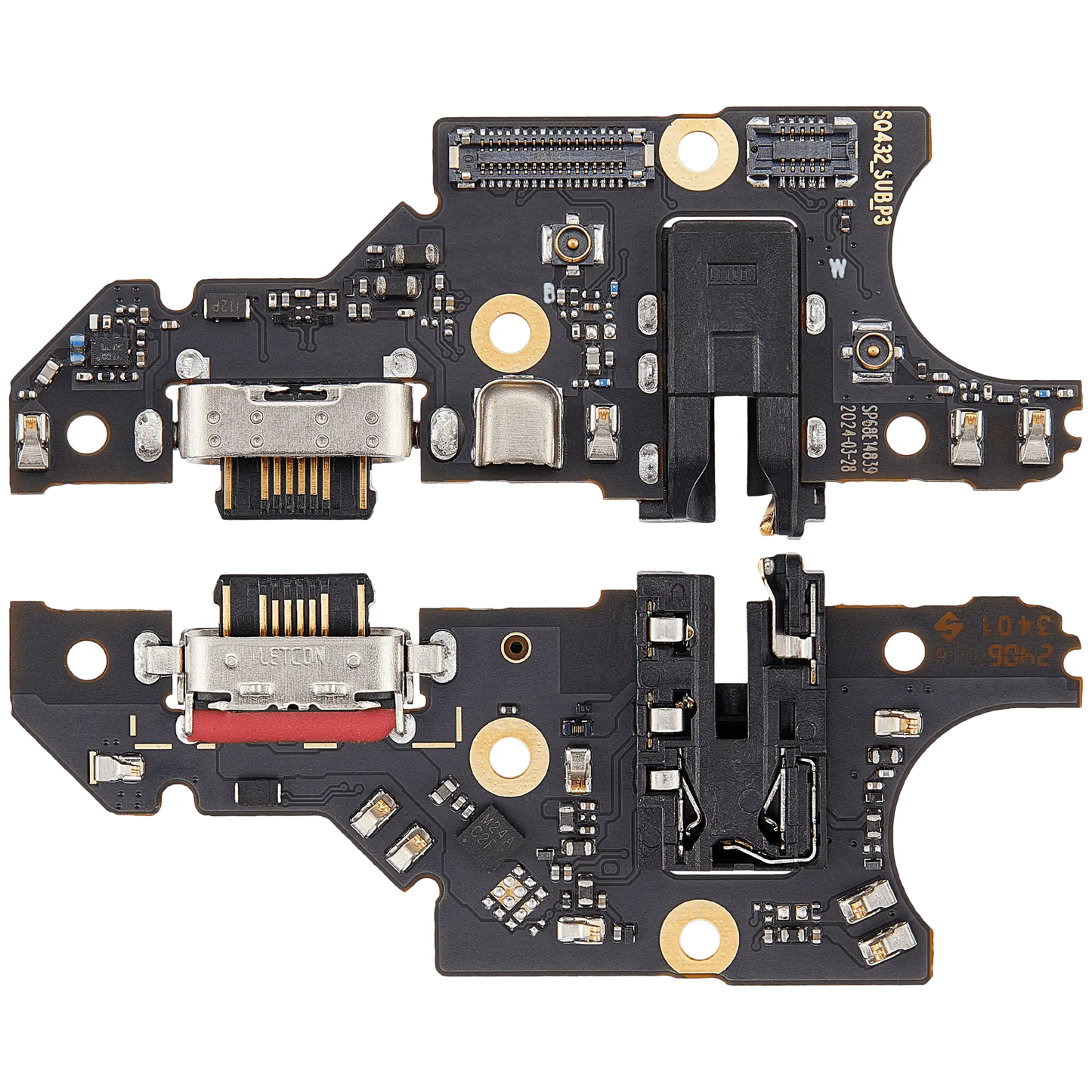 Charging Port Board For Motorola Moto G34 (XT2363 / 2023) (Premium) replacement part SKU 107182129193 image 2