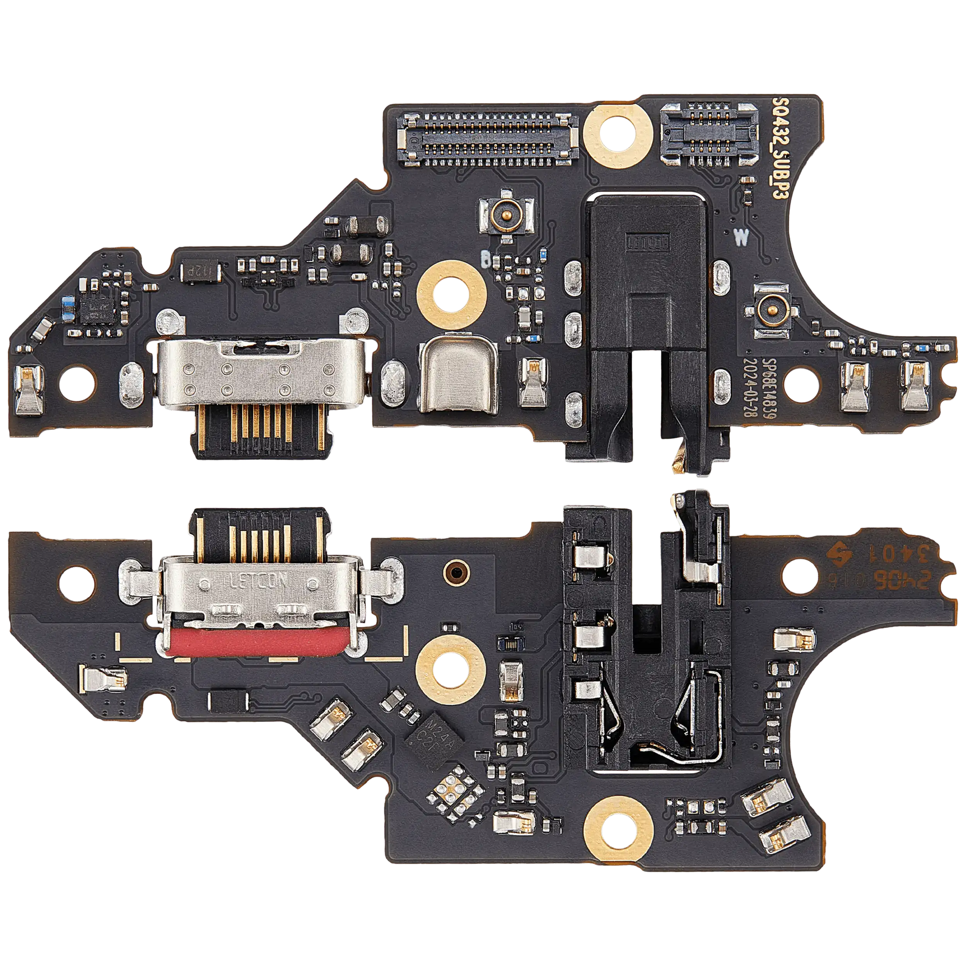 Charging Port Board For Motorola Moto G34 (XT2363 / 2023) (Premium) replacement part SKU 107182129193 image 2