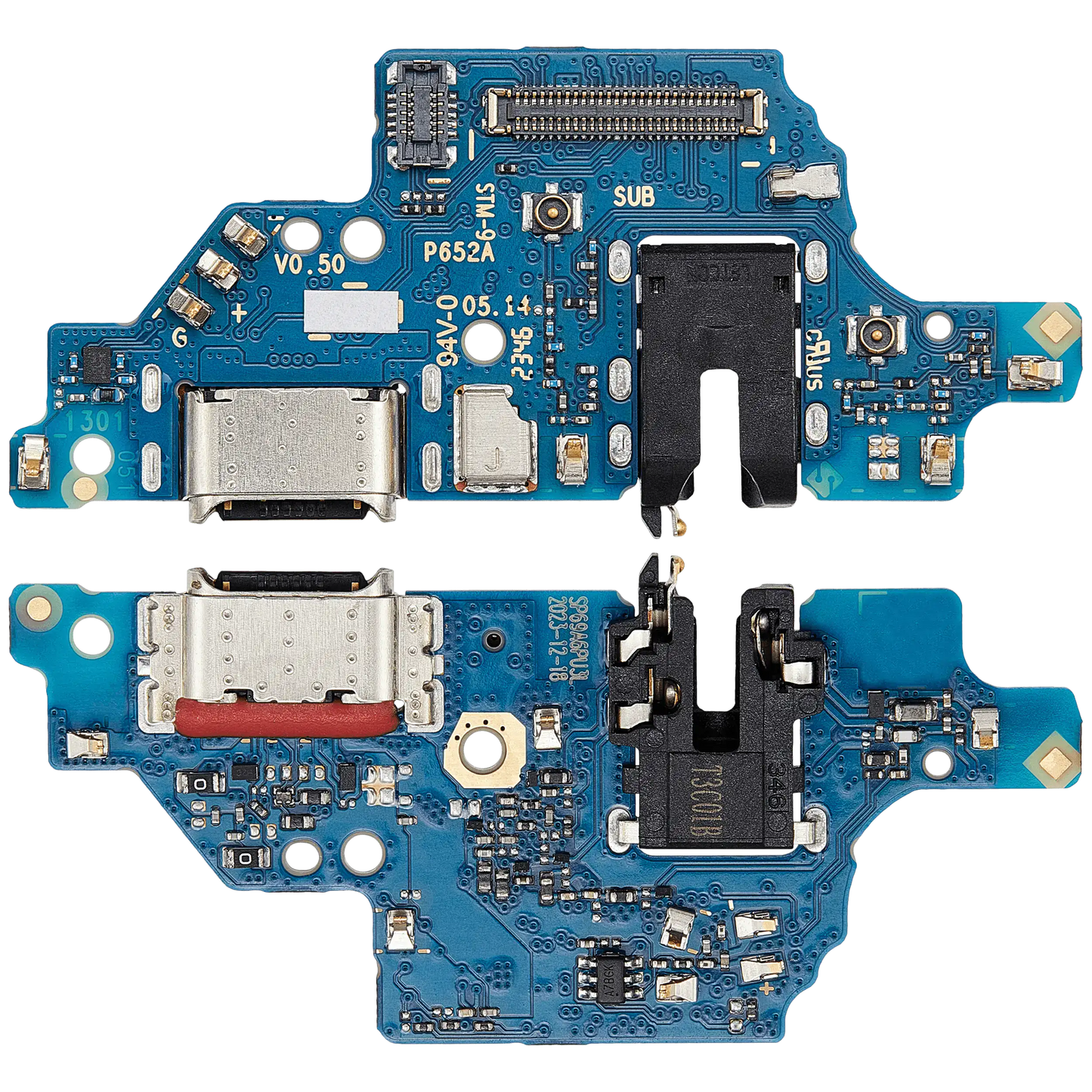 Charging Port Board For Motorola Moto G84 (XT2347 / 2023) (Premium) replacement part SKU 107182129190 image 2