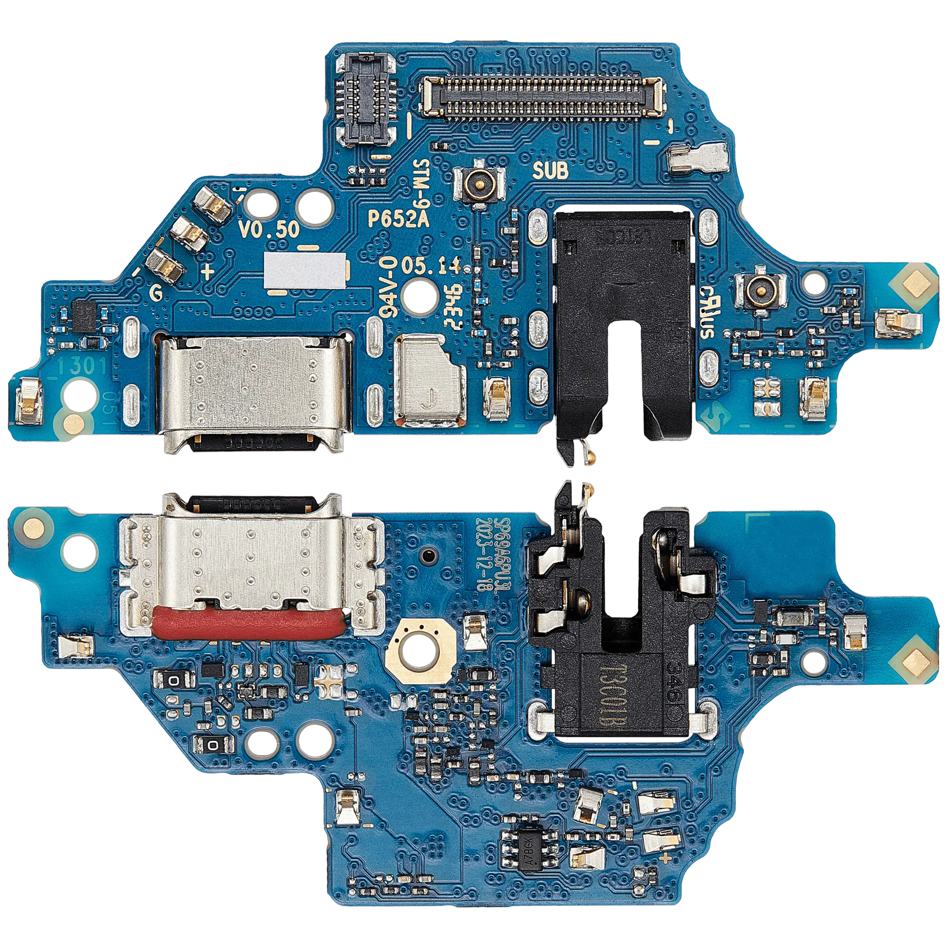 Charging Port Board For Motorola Moto G84 (XT2347 / 2023) (Premium) replacement part SKU 107182129190 image 2