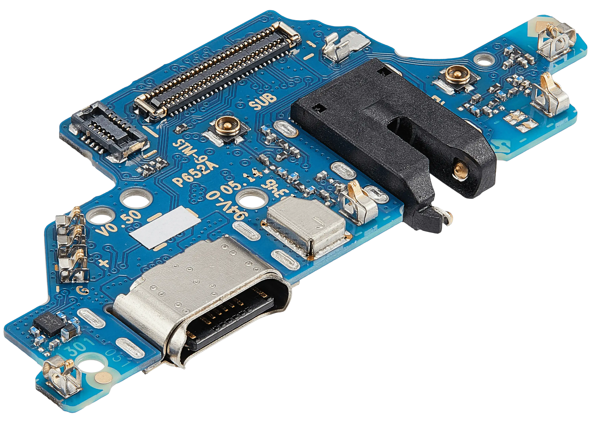 Charging Port Board For Motorola Moto G84 (XT2347 / 2023) (Premium) replacement part SKU 107182129190 image 4