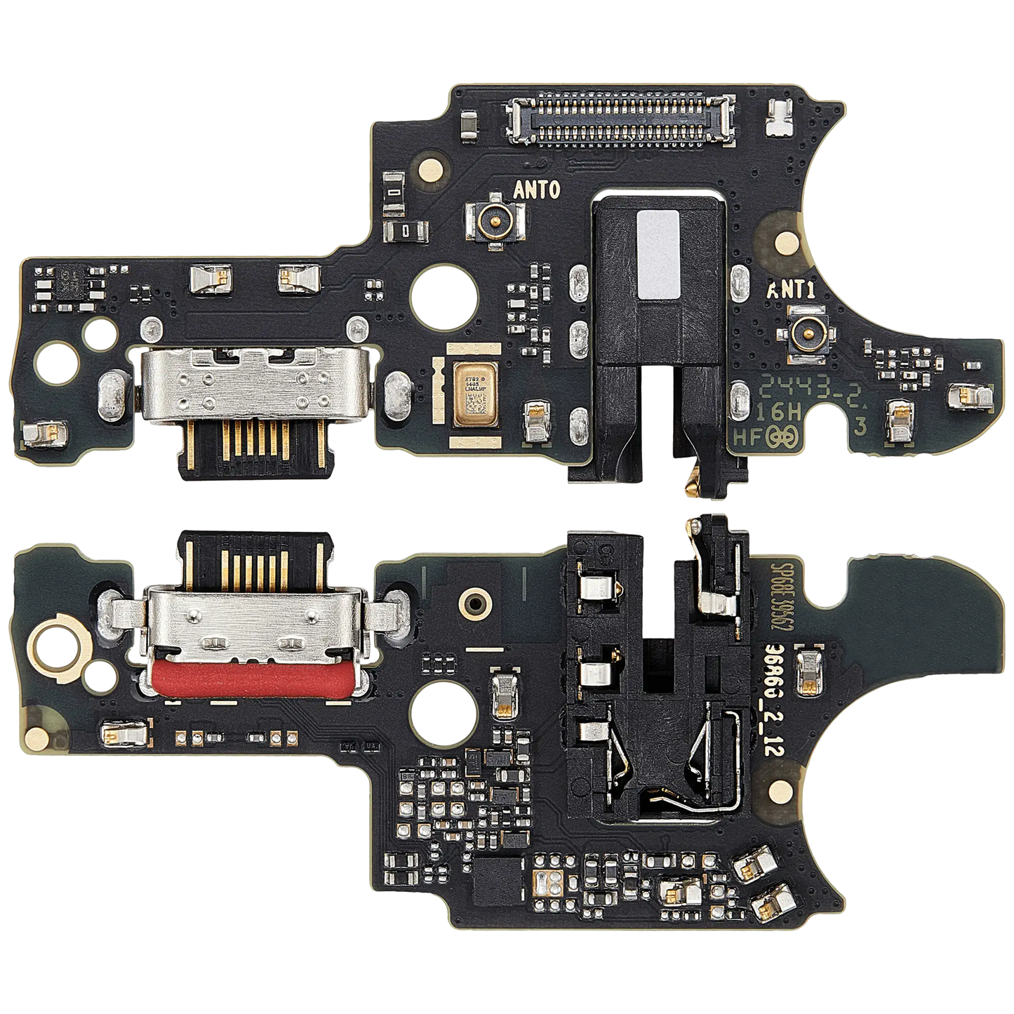 Charging Port Board For Motorola Moto G55 5G (XT2435 / 2024) (Premium) replacement part SKU 107182129076 image 2