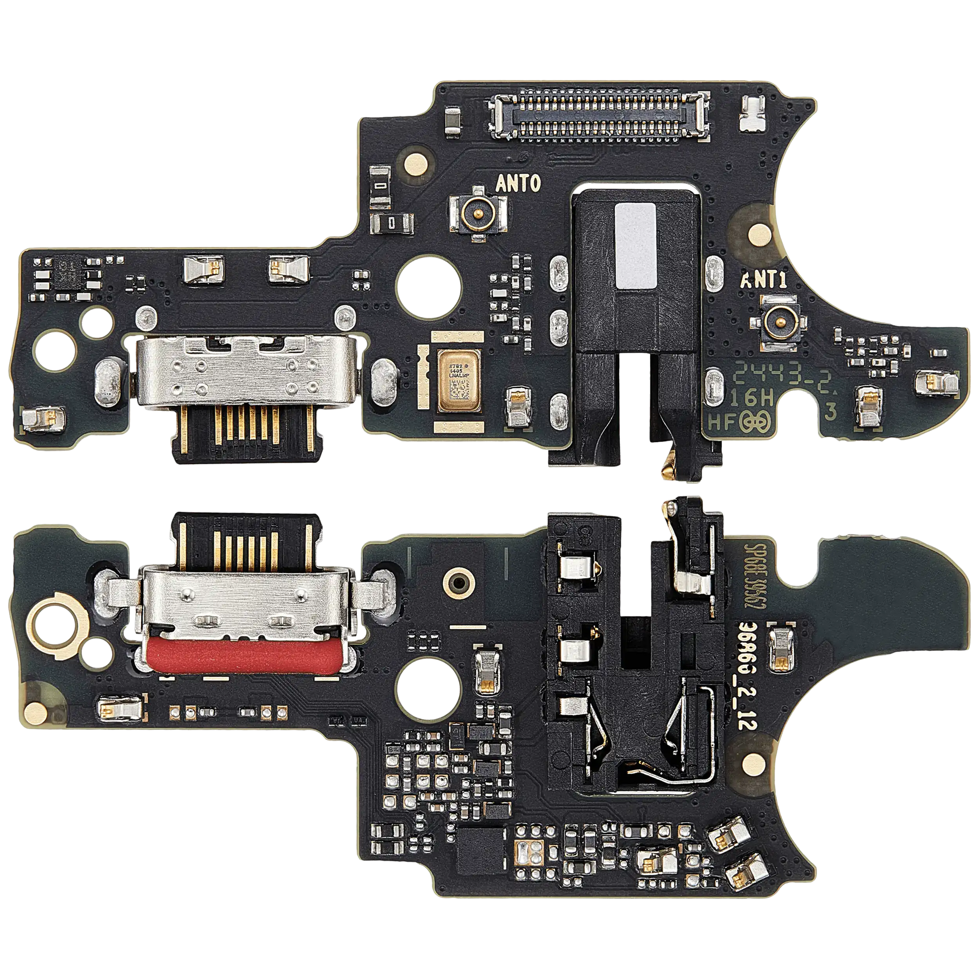 Charging Port Board For Motorola Moto G55 5G (XT2435 / 2024) (Premium) replacement part SKU 107182129076 image 2