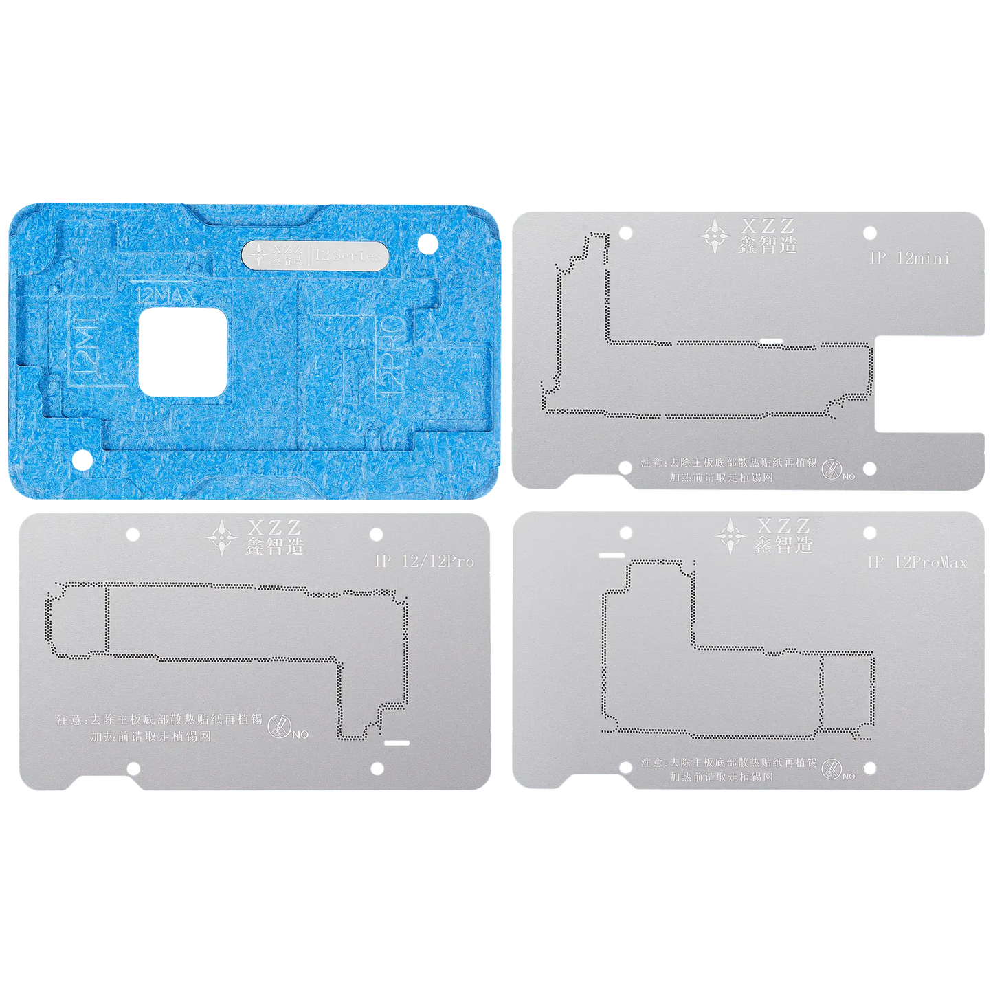 TR Middle Layer Frame Reballing Platform For iPhone X-17 Pro Max (XZZ)