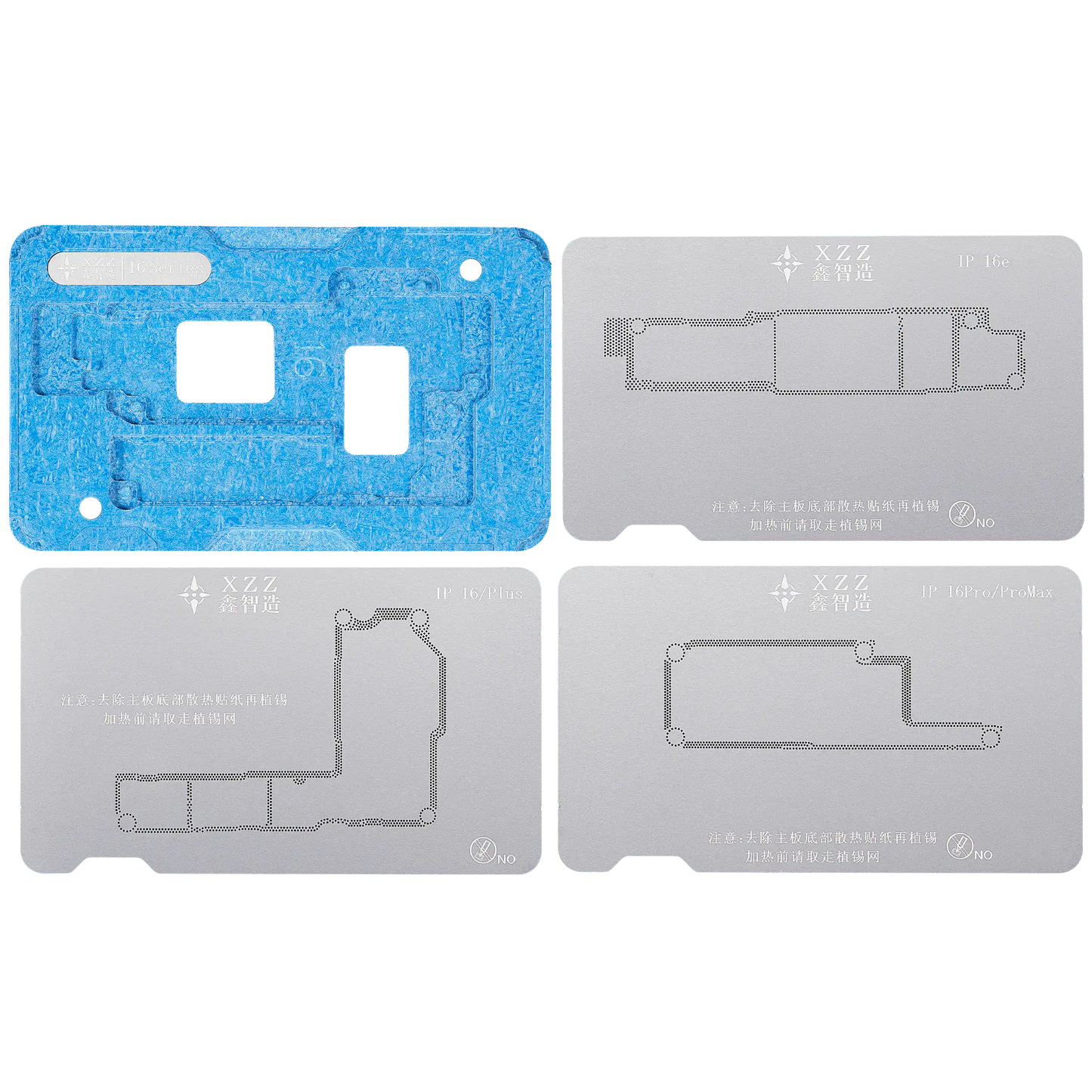 TR Middle Layer Frame Reballing Platform For iPhone X-17 Pro Max (XZZ)