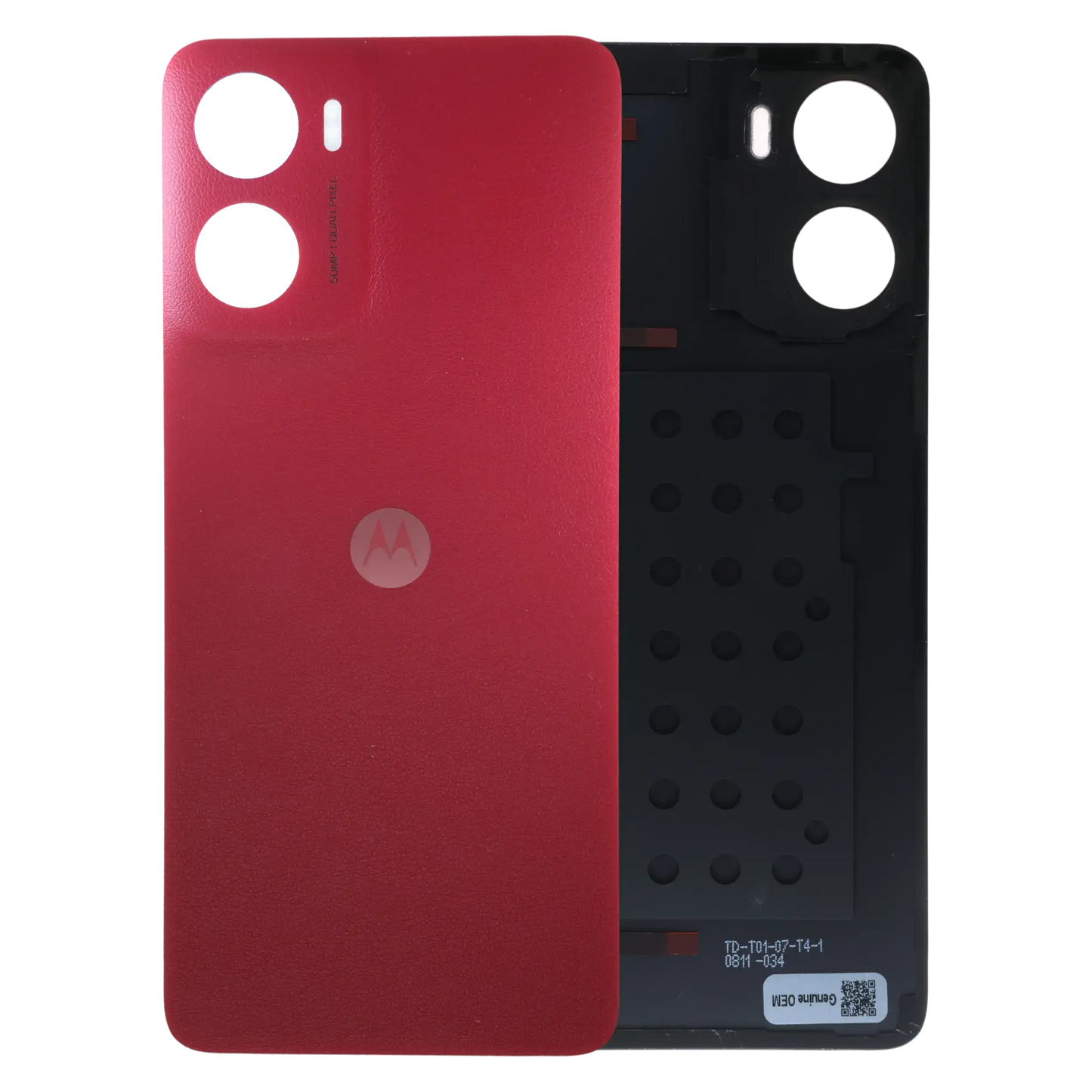 Back Cover Glass For Motorola Moto G05 (XT2523 /2025) (Genuine OEM) (Plum Red) replacement part SKU 107082546542 image 1