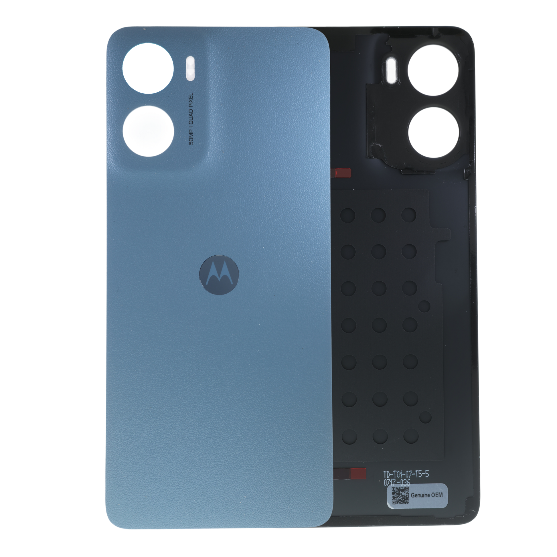 Back Cover Glass For Motorola Moto G05 (XT2523 /2025) (Genuine OEM) (Misty Blue) replacement part SKU 107082546545 image 1