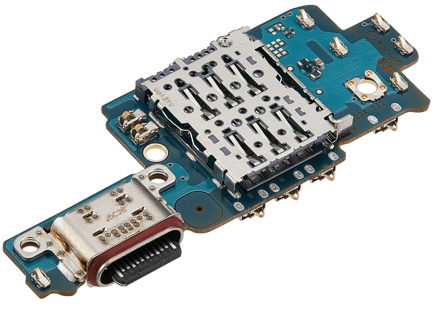 Charging Port Board With Sim Card Reader Compatible For Samsung Galaxy S26 Ultra (S948B) (International Version) (Premium)
