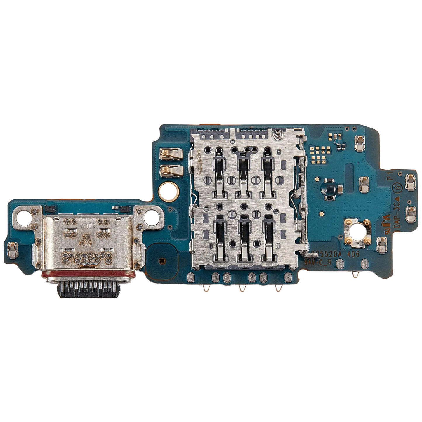 Charging Port Board With Sim Card Reader Compatible For Samsung Galaxy S26 Ultra (S948N) (Korean Version) (Premium)