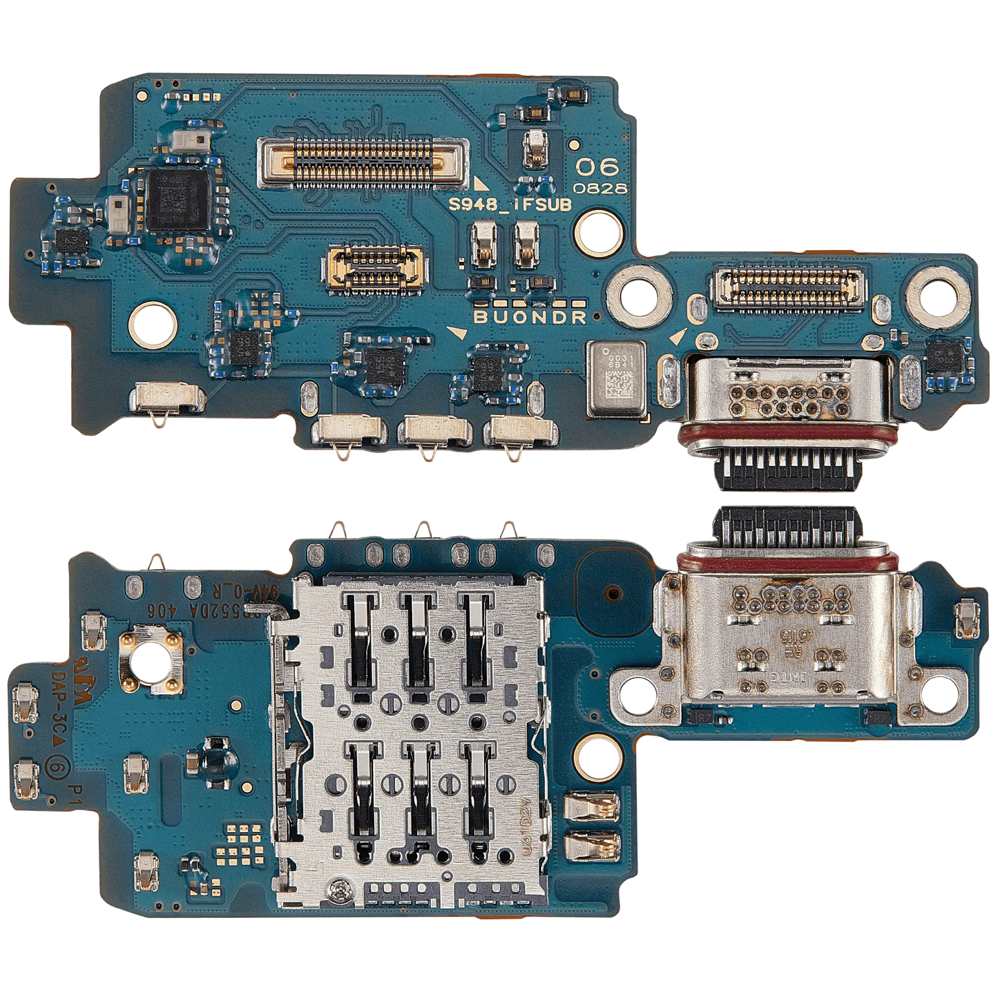 Charging Port Board With Sim Card Reader Compatible For Samsung Galaxy S26 Ultra (S948N) (Korean Version) (Premium)