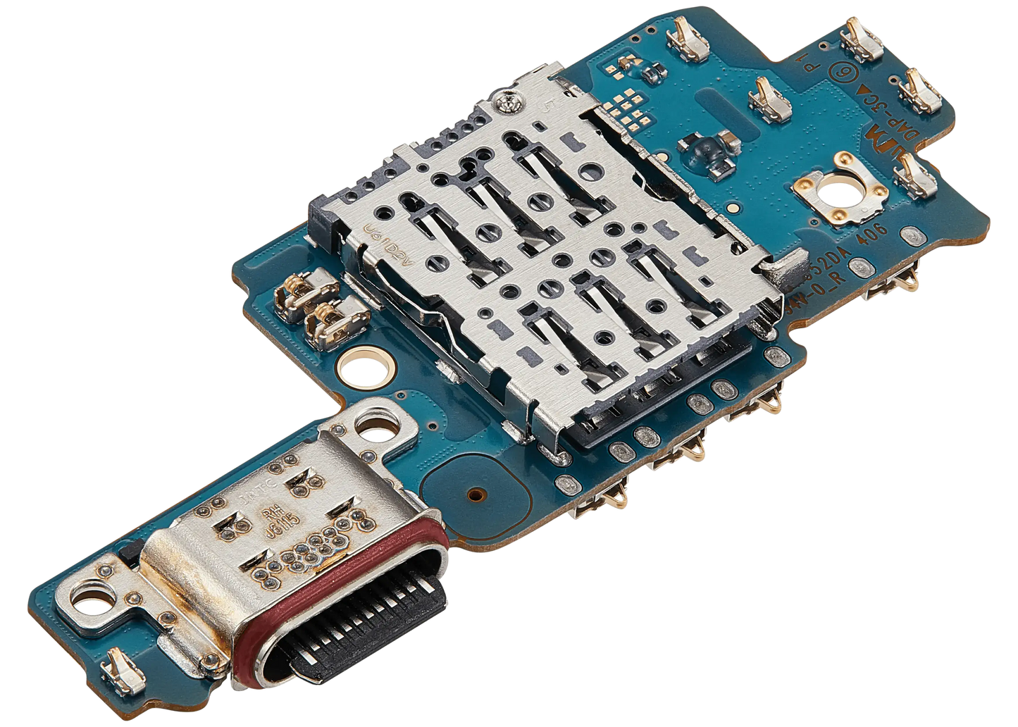 Charging Port Board With Sim Card Reader Compatible For Samsung Galaxy S26 Ultra (S948N) (Korean Version) (Premium)