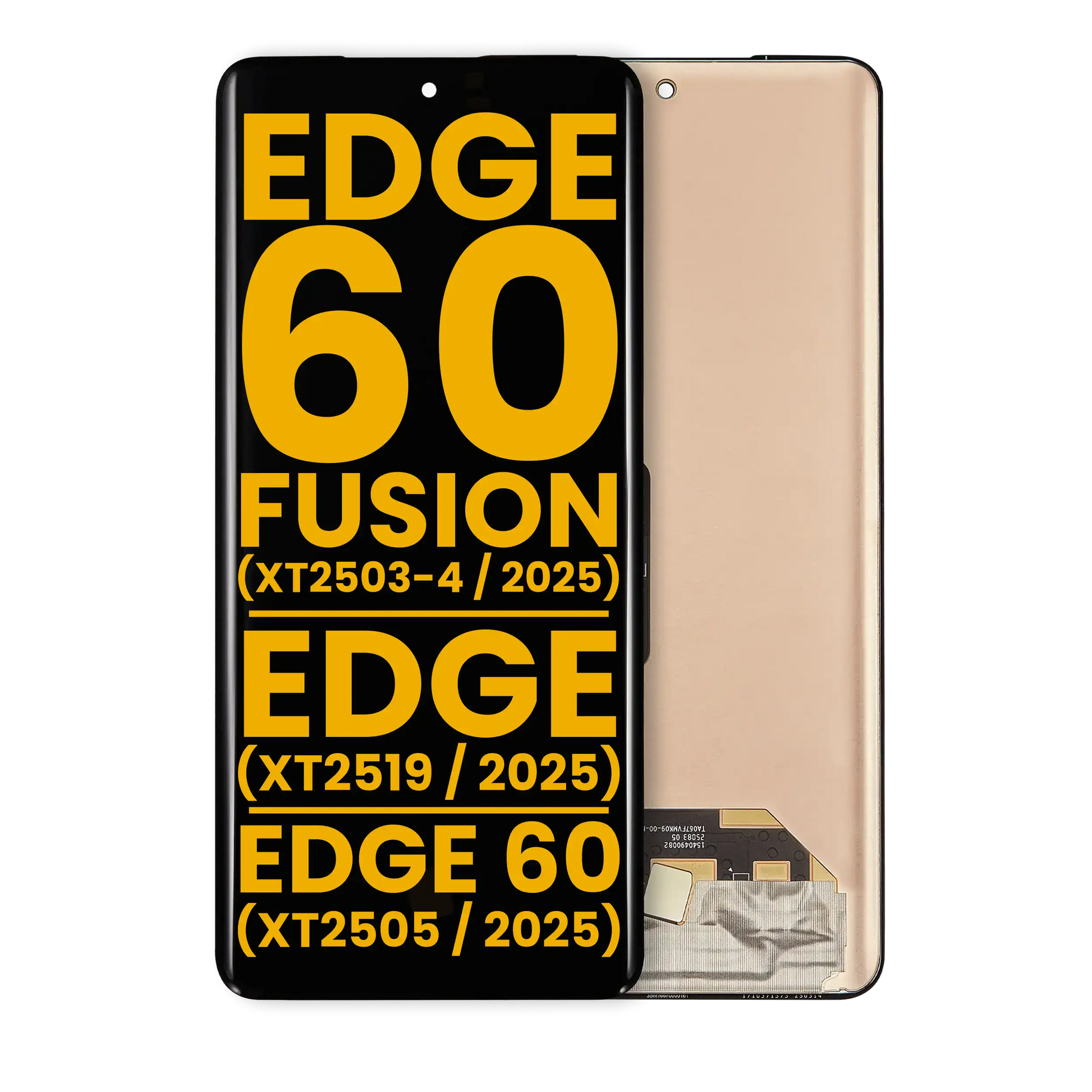 OLED Assembly Without Frame For Motorola Edge 60 Fusion (XT2503-4 / 2025) / Edge (XT2519 / 2025) / Edge 60 (XT2505 / 2025) (Refurbished) (All Colors) | SKU 107082113871 | image 1