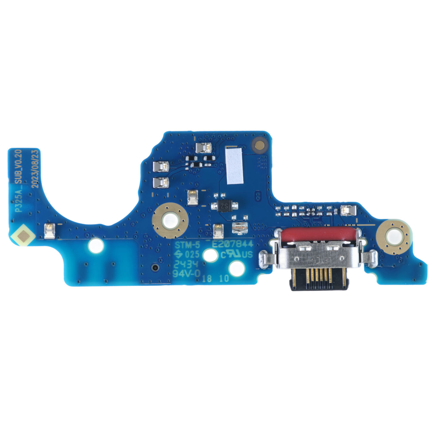 Charging Port Board For Motorola Moto G24 (XT2423 / 2024) (Genuine OEM) replacement part SKU 107082142106 image 3