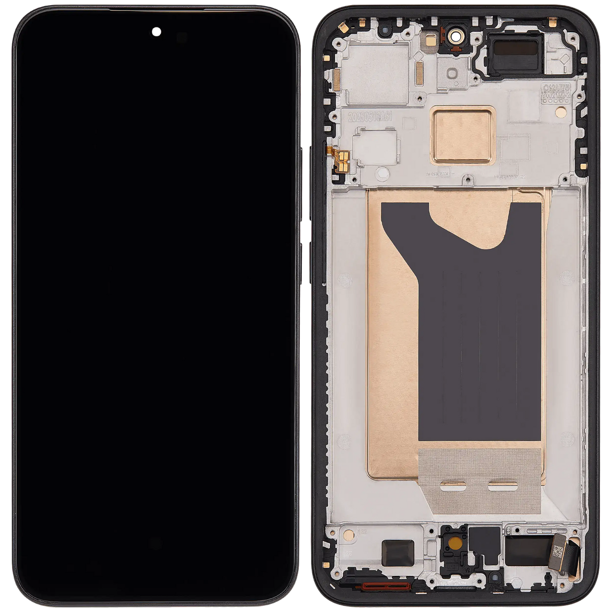 OLED Assembly With Frame For Xiaomi 15T (Refurbished) (Black) – repair part compatibility view – OLED Display Replacement for phone repair