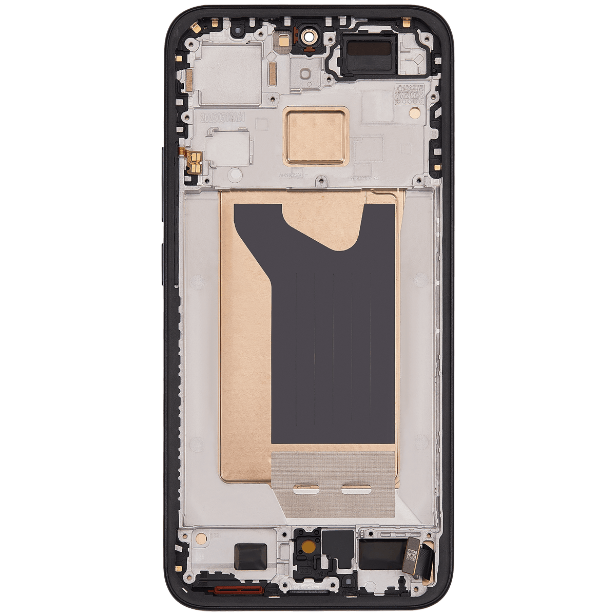 OLED Assembly With Frame For Xiaomi 15T (Refurbished) (Black) – technician repair part view – OLED Display Replacement for phone repair