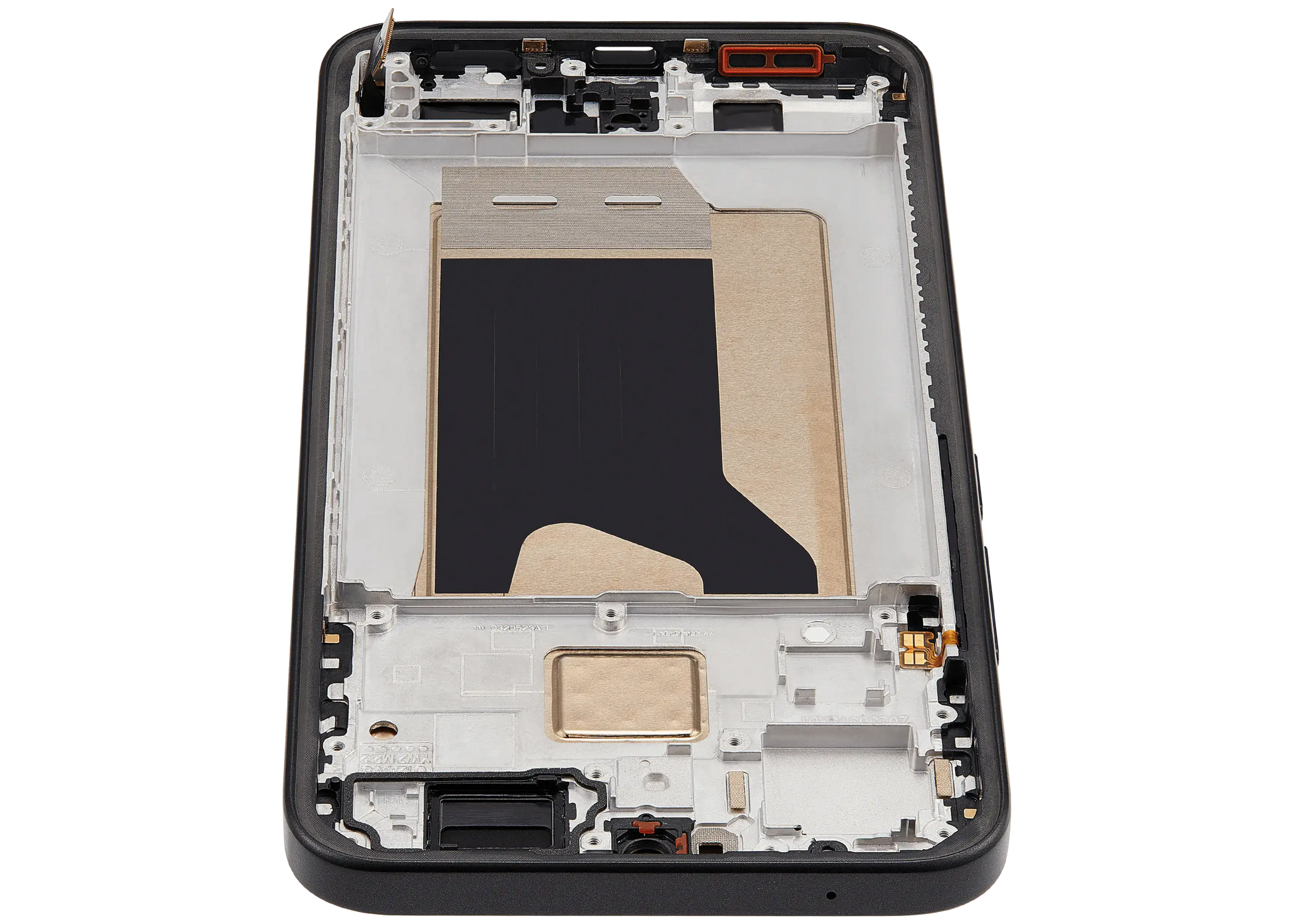 OLED Assembly With Frame For Xiaomi 15T (Refurbished) (Black) – device repair component close-up – OLED Display Replacement for phone repair