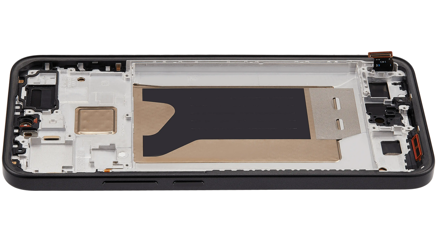 OLED Assembly With Frame For Xiaomi 15T (Refurbished) (Black) – replacement component detailed view – OLED Display Replacement for phone repair