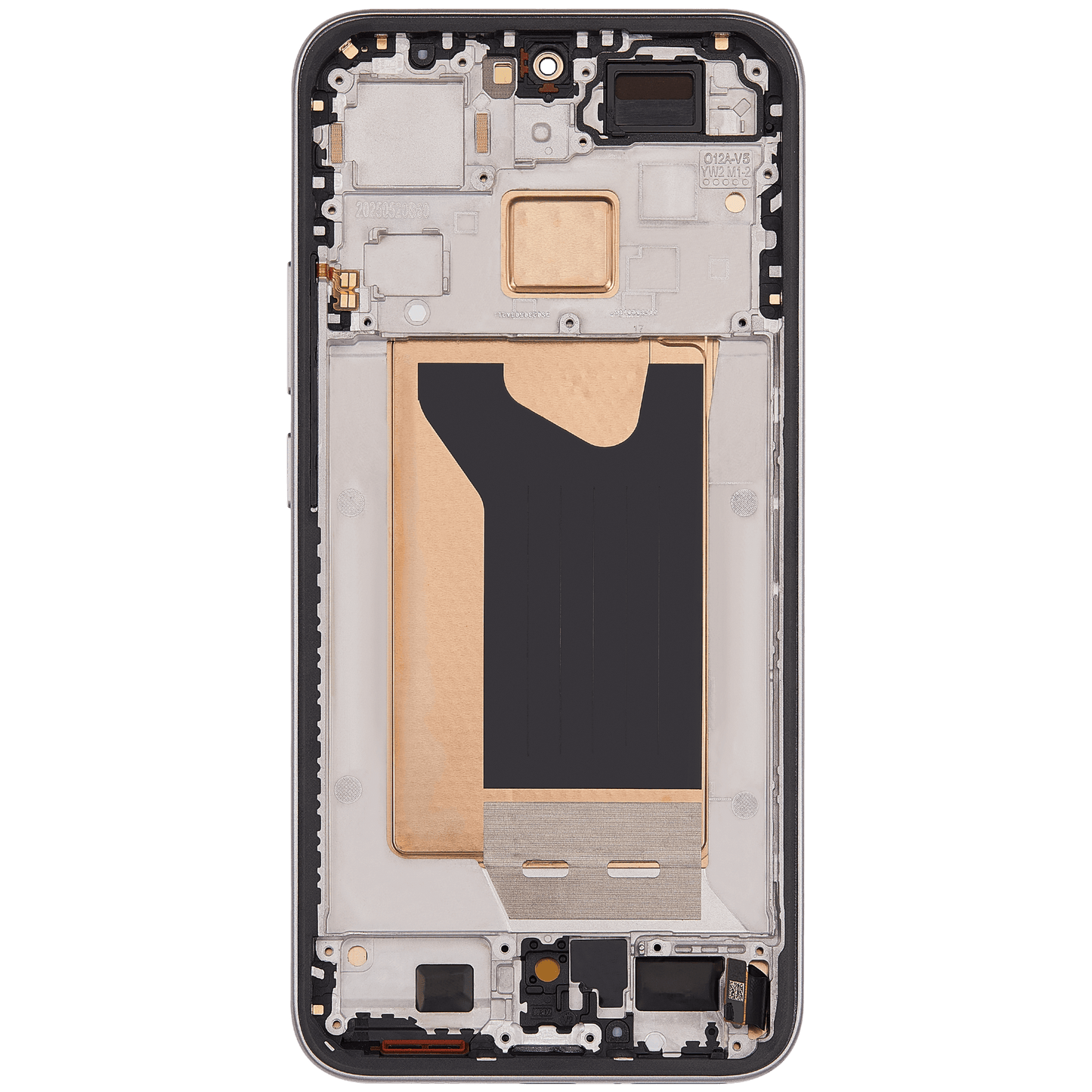 OLED Assembly With Frame For Xiaomi 15T (Refurbished) (Gray) – technician repair part view – OLED Display Replacement for phone repair