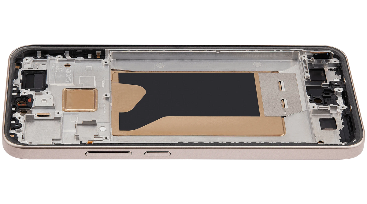OLED Assembly With Frame For Xiaomi 15T (Refurbished) (Rose Gold) – replacement component detailed view – OLED Display Replacement for phone repair