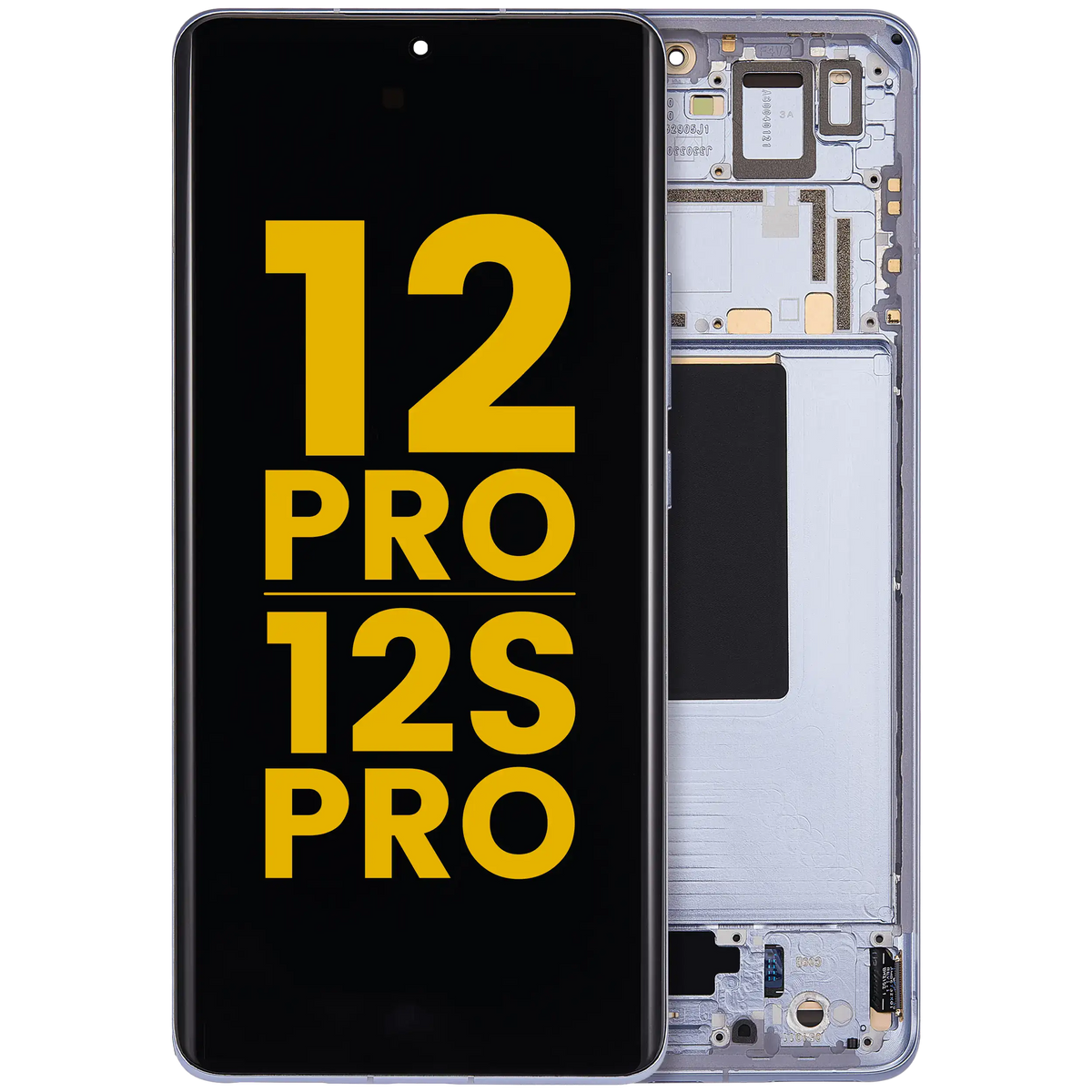 OLED Assembly With Frame For Xiaomi 12 Pro / 12S Pro (Refurbished) (Blue) – replacement part product view – OLED Display Replacement for phone repair