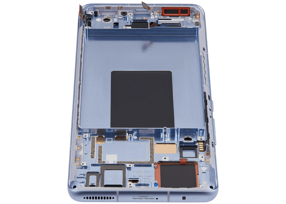 OLED Assembly With Frame For Xiaomi 12 Pro / 12S Pro (Refurbished) (Blue) – device repair component close-up – OLED Display Replacement for phone repair