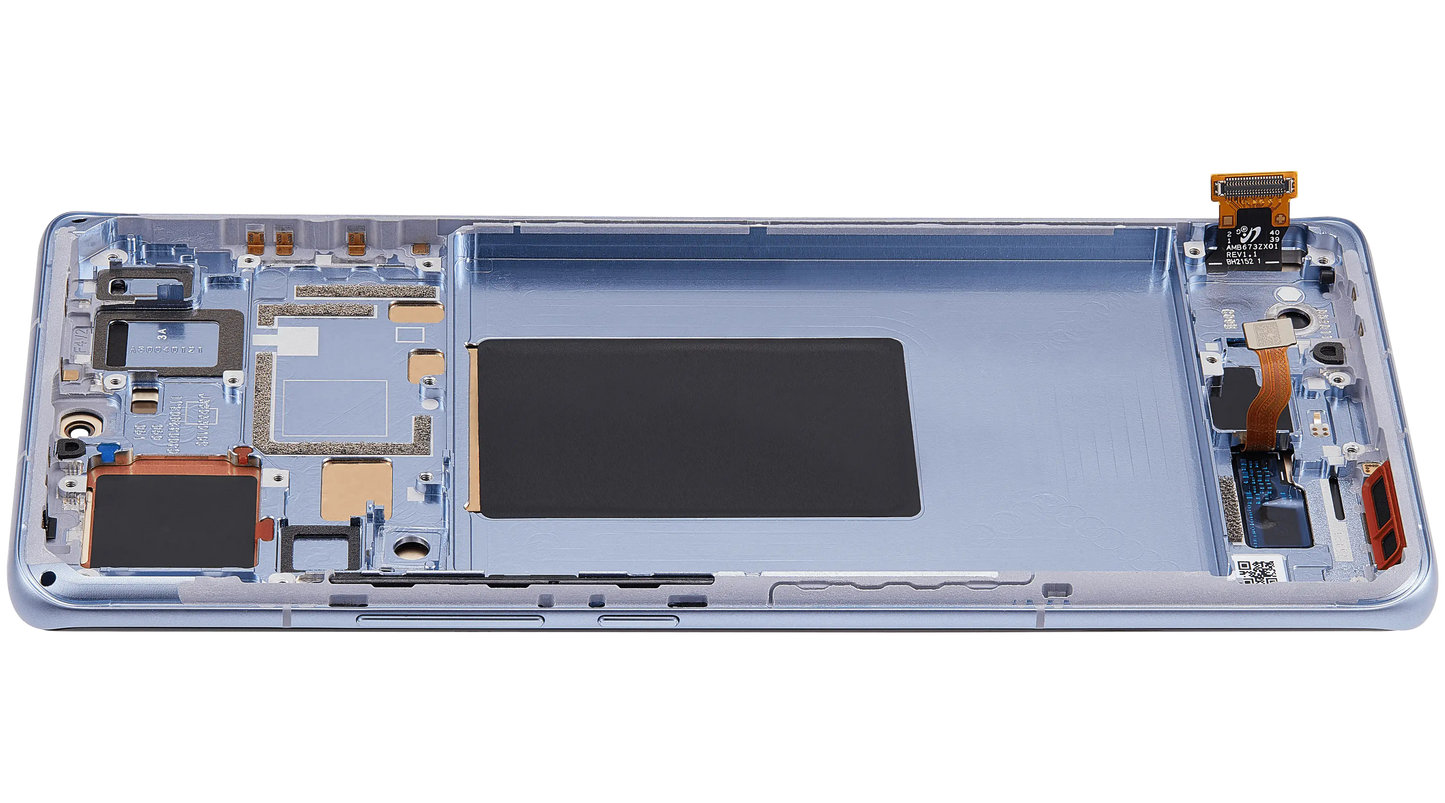 OLED Assembly With Frame For Xiaomi 12 Pro / 12S Pro (Refurbished) (Blue) – replacement component detailed view – OLED Display Replacement for phone repair
