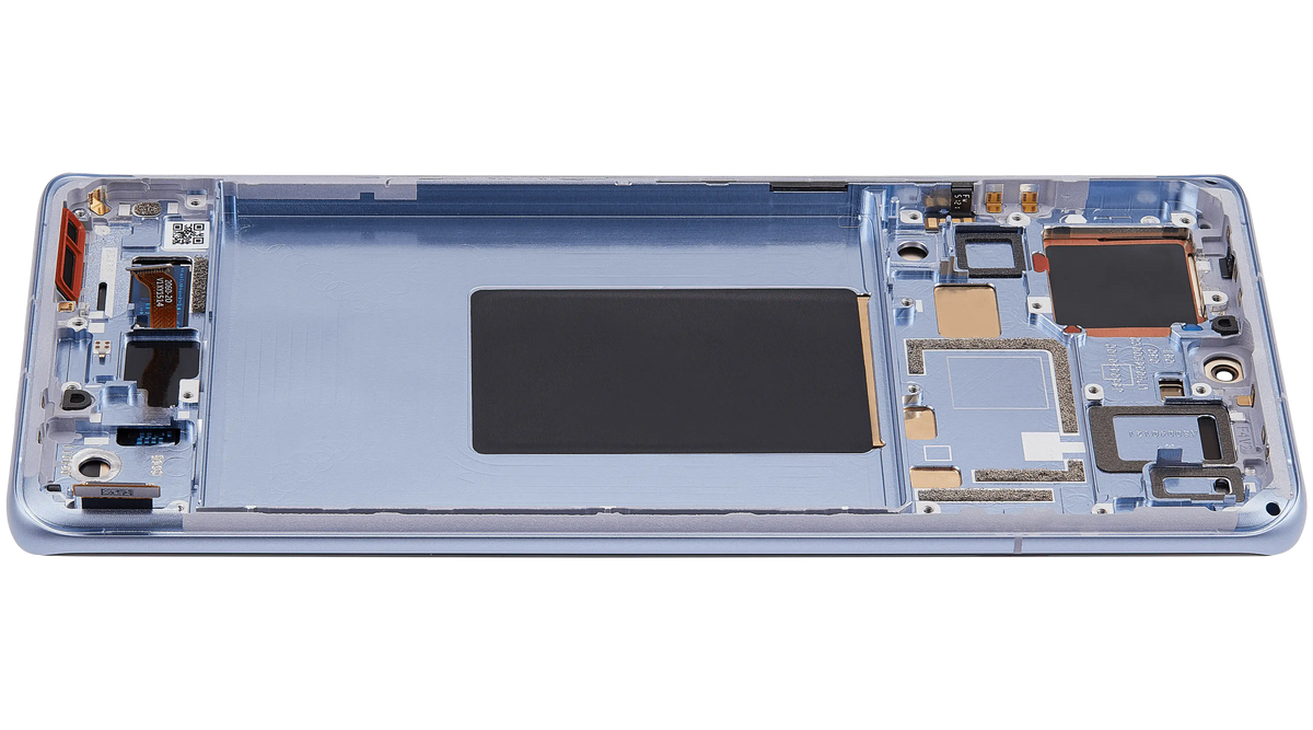 OLED Assembly With Frame For Xiaomi 12 Pro / 12S Pro (Refurbished) (Blue) – phone repair part product angle – OLED Display Replacement for phone repair