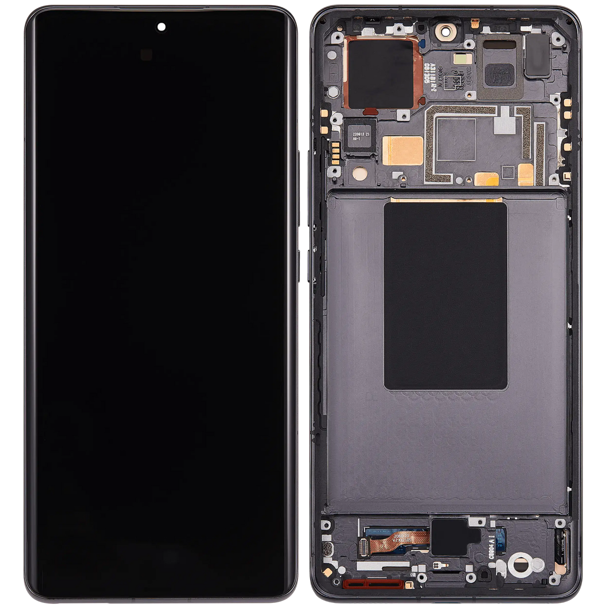 OLED Assembly With Frame For Xiaomi 12 Pro / 12S Pro (Refurbished) (Gray) – repair part compatibility view – OLED Display Replacement for phone repair