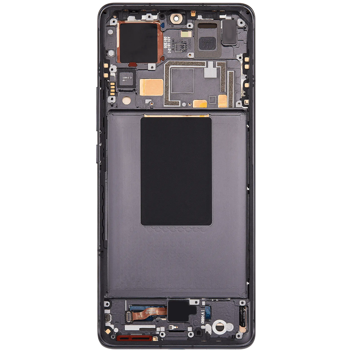 OLED Assembly With Frame For Xiaomi 12 Pro / 12S Pro (Refurbished) (Gray) – technician repair part view – OLED Display Replacement for phone repair