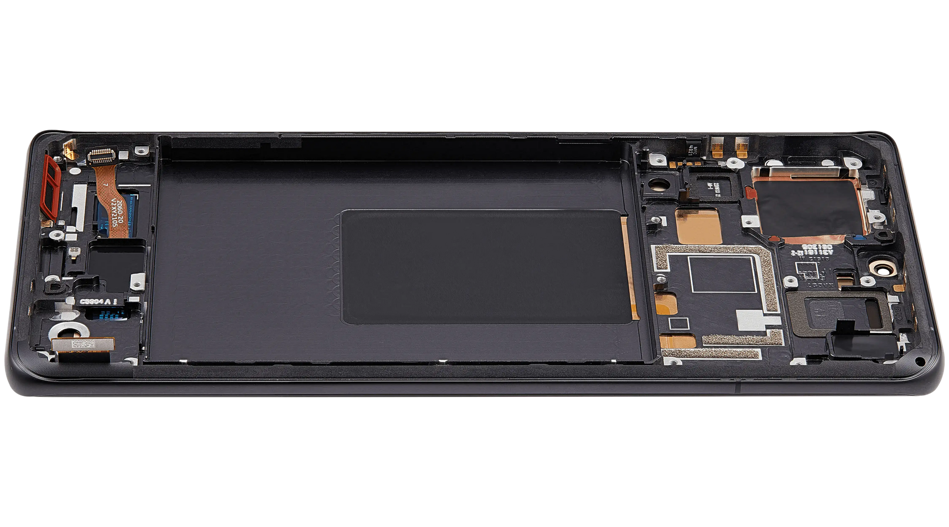OLED Assembly With Frame For Xiaomi 12 Pro / 12S Pro (Refurbished) (Gray) – phone repair part product angle – OLED Display Replacement for phone repair