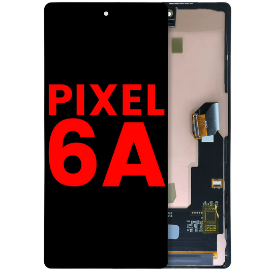 OLED Assembly With Frame (Without Fingerprint Sensor) For Google Pixel 6A (Aftermarket Plus) (All Colors) - replacement part product view