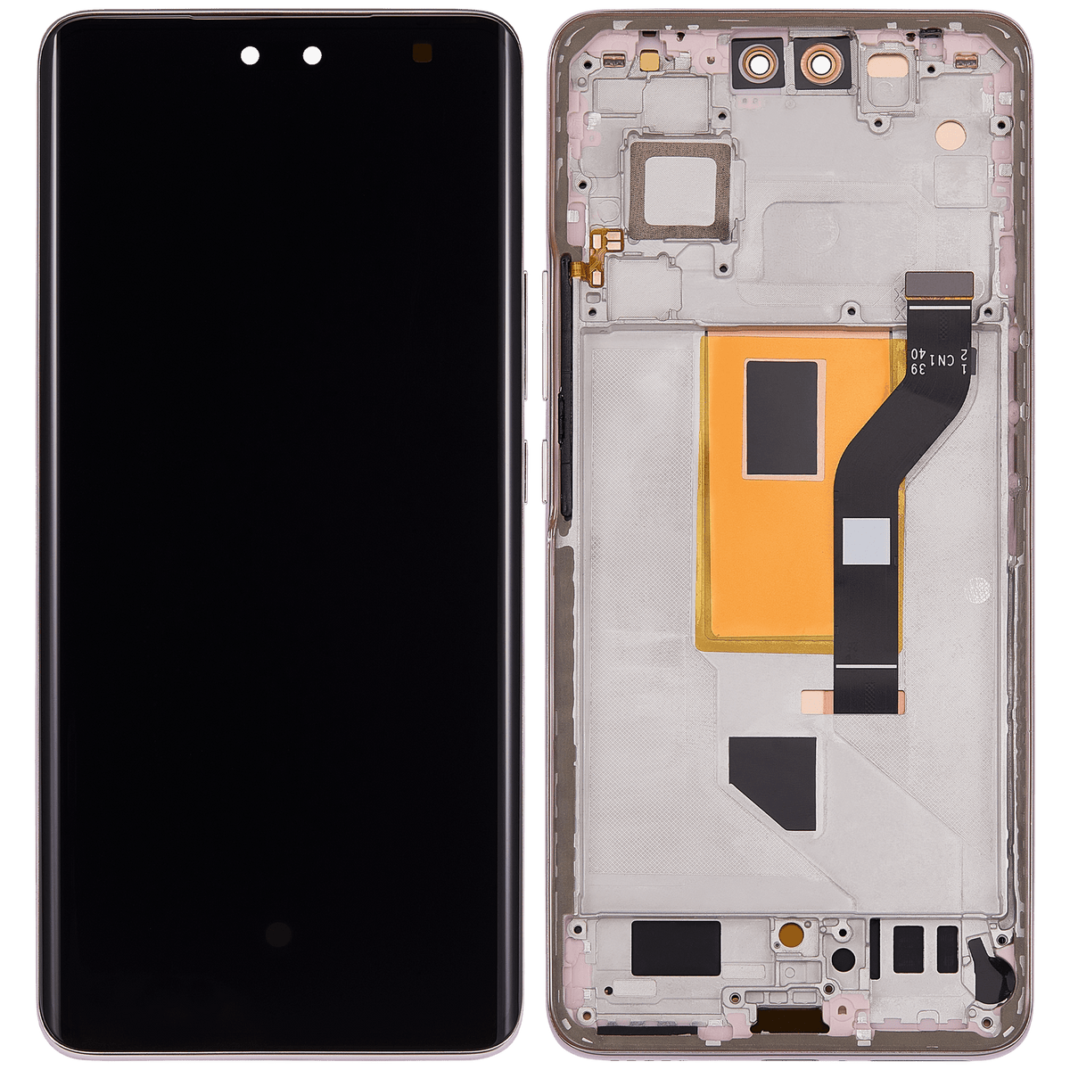 OLED Assembly With Frame For Xiaomi 13 Lite / Civi 2 (Refurbished) (Lite pink) – repair part compatibility view – OLED Display Replacement for phone repair