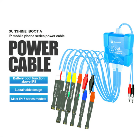 iBoot-A iPhone Series Boot Power Cable for iPhone 8 to 17 Pro Max V11 (Sunshine)