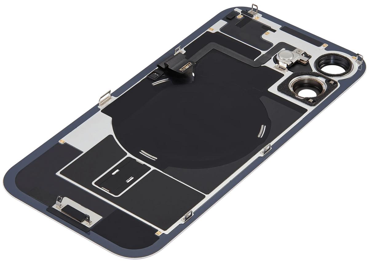 Back Glass w/ MagSafe Magnet & NFC & Flashlight Flex Compatible For iPhone 17 (Used OEM Pull: Grade A) (Lavender) — product photo 5