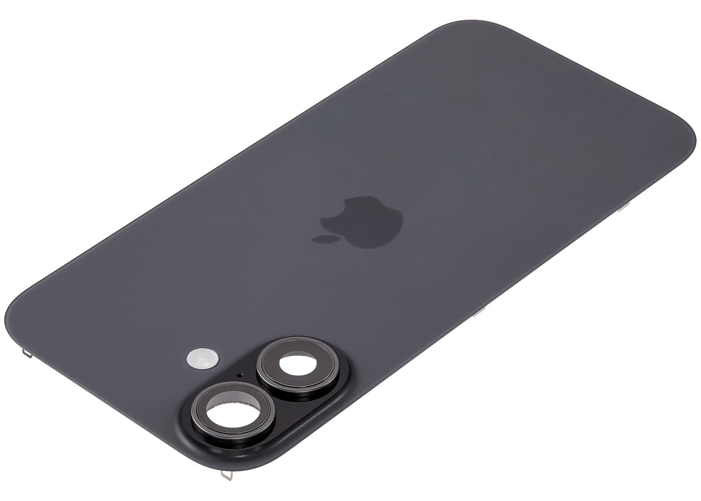 Back Glass w/ MagSafe Magnet & NFC & Flashlight Flex Compatible For iPhone 17 (Used OEM Pull: Grade A) (Black)