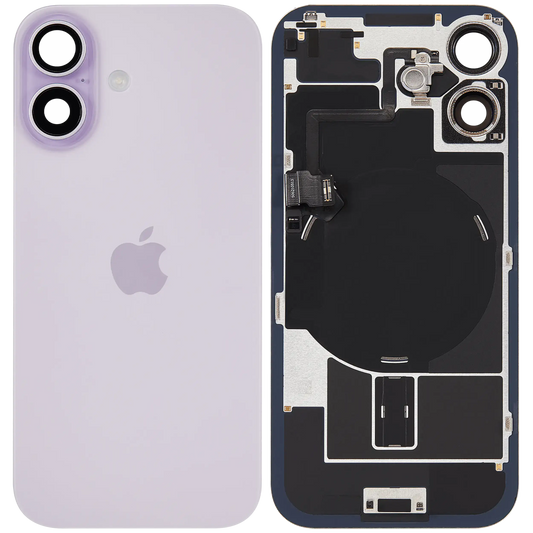Back Glass w/ MagSafe Magnet & NFC & Flashlight Flex For iPhone 17 (Used OEM Pull: Grade B) (Lavender)