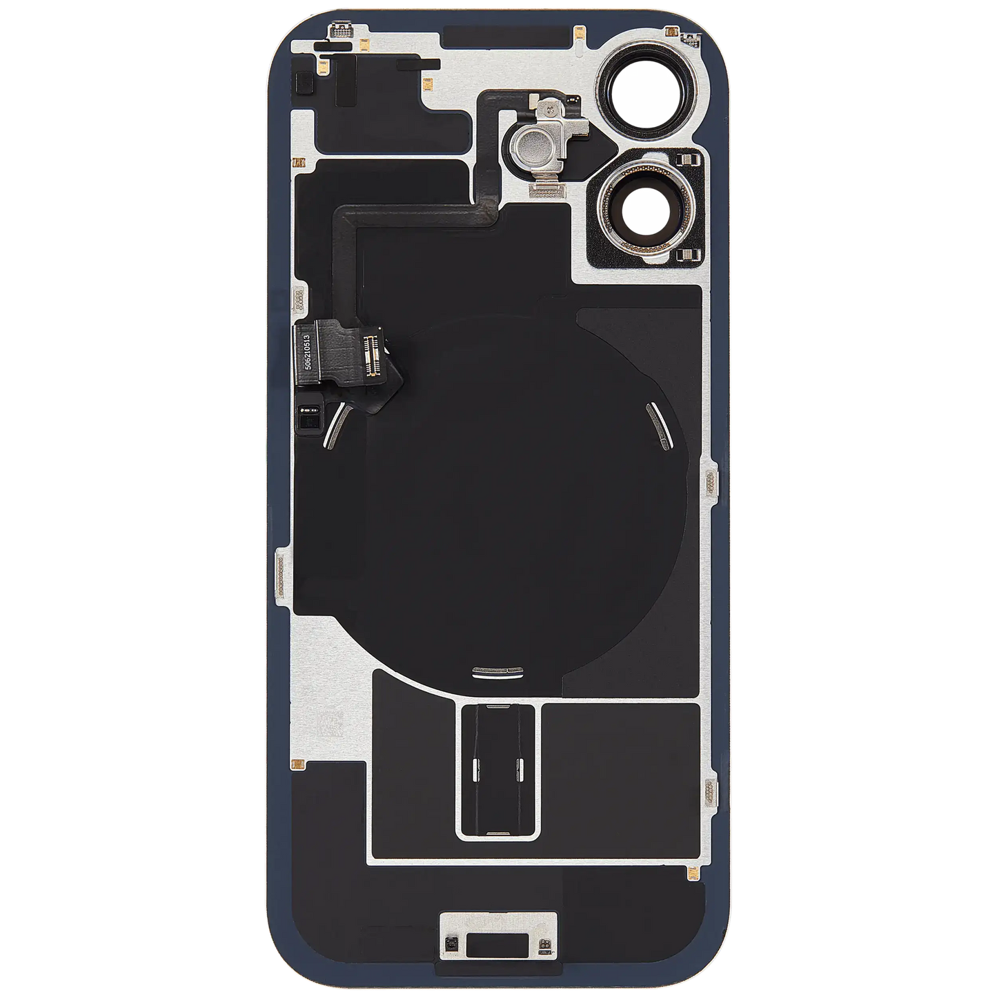 Back Glass w/ MagSafe Magnet & NFC & Flashlight Flex Compatible For iPhone 17 (Used OEM Pull: Grade A) (Lavender)