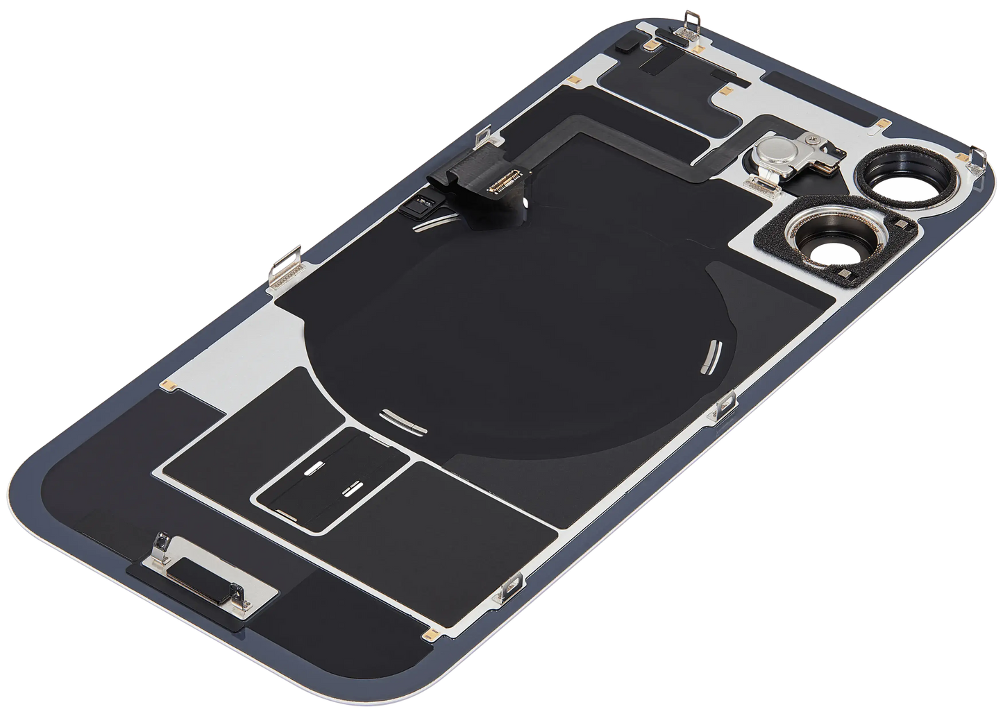 Back Glass w/ MagSafe Magnet & NFC & Flashlight Flex For iPhone 17 (Used OEM Pull: Grade B) (Lavender)