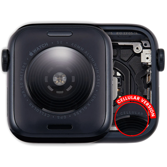 Housing Assembly For Watch Series SE 3rd (40MM) (Used OEM Pull: Grade A) (Cellular Version) (Aluminum / Midnight)