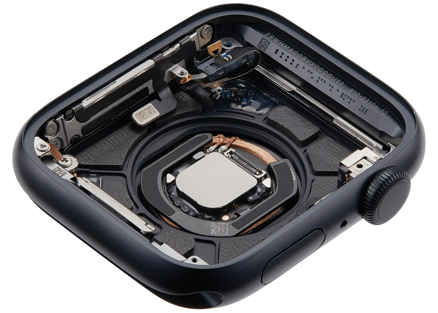 Housing Assembly For Watch Series SE 3rd (44MM) (Used OEM Pull: Grade A) (Cellular Version) (Aluminum / Midnight)
