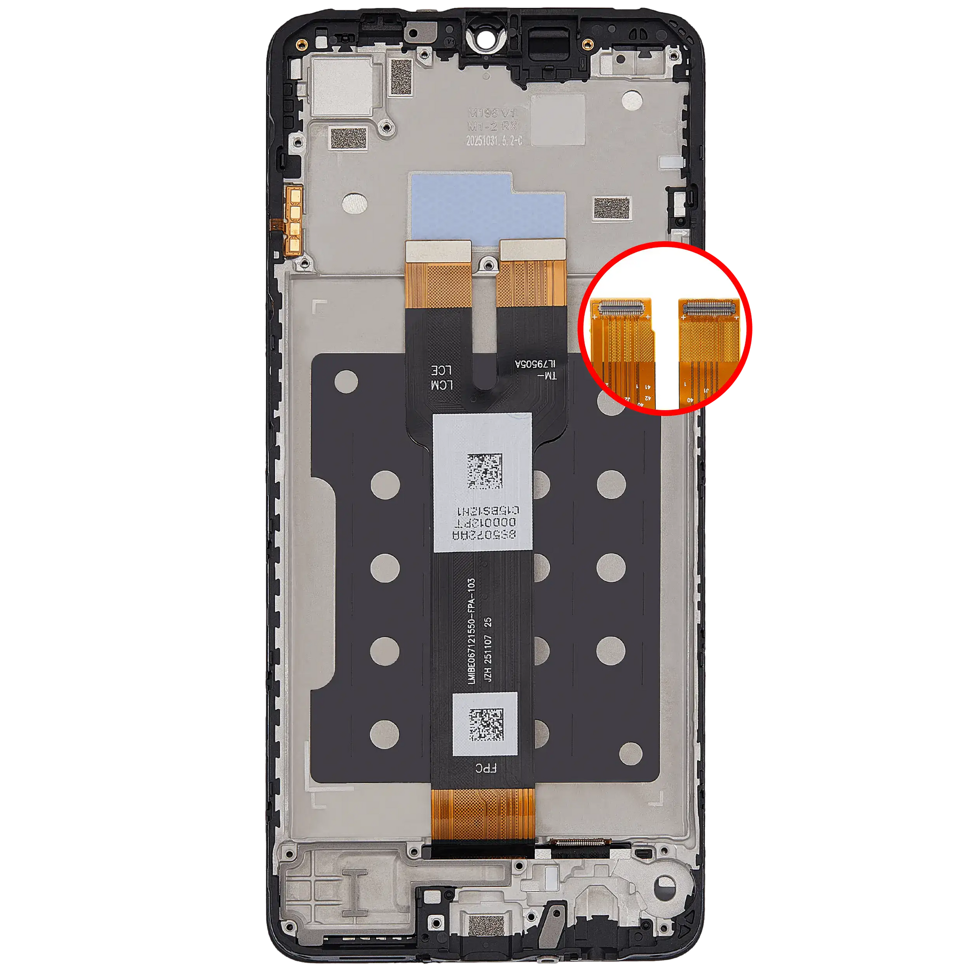 LCD Assembly With Frame For Samsung Galaxy A07 5G (A076/ 2026) (Refurbished) (All Colors) replacement part product image 9 - SKU 107182199707