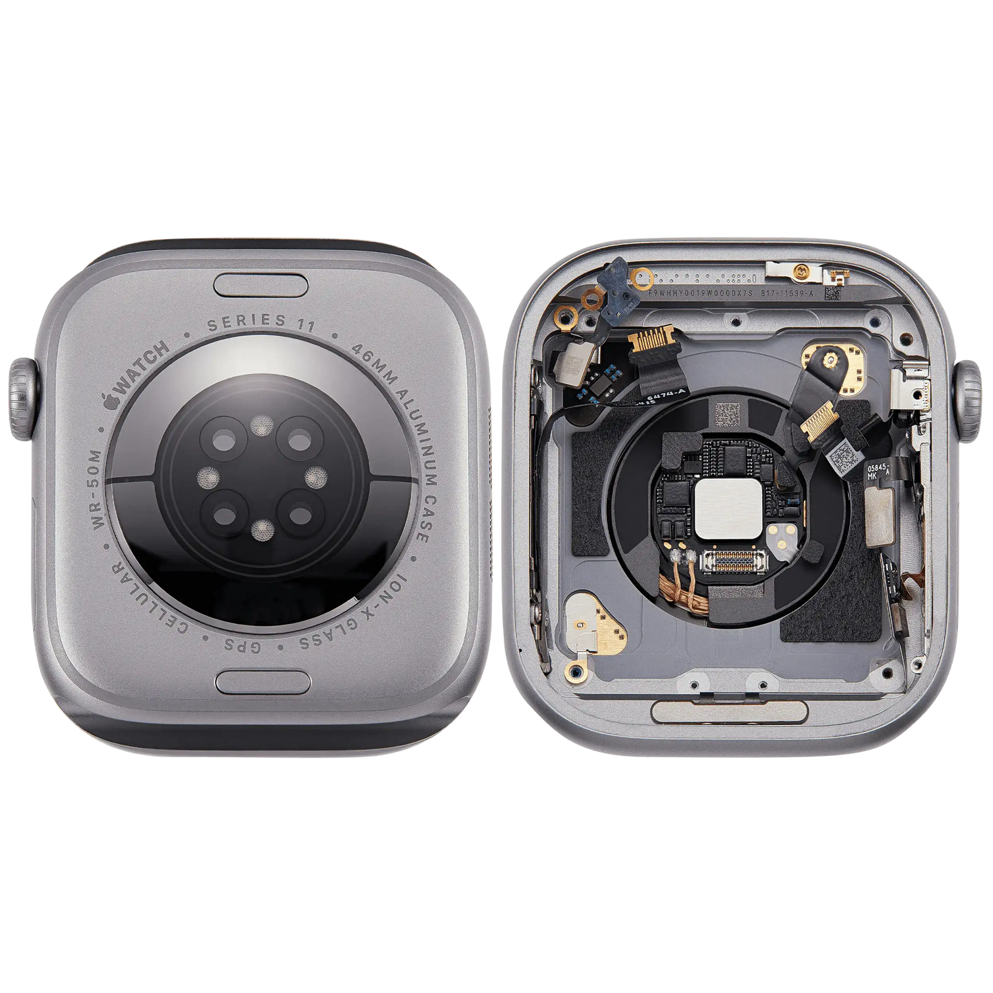 Housing Assembly For Watch Series 11 (46MM) (Used OEM Pull: Grade A) (Cellular Version) (Aluminum / Space Gray )