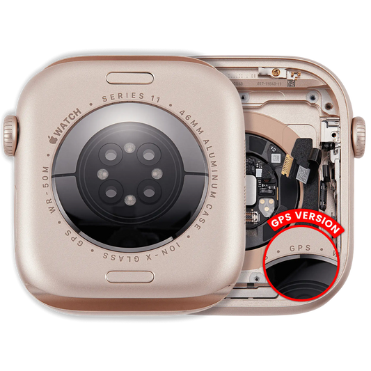 Housing Assembly For Watch Series 11 (46MM) (Used OEM Pull: Grade A) (GPS Version) (Aluminum / Rose Gold)