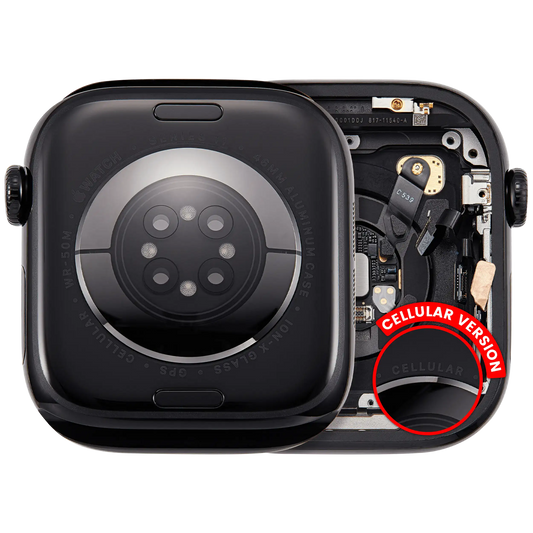 Housing Assembly For Watch Series 11 (46MM) (Used OEM Pull: Grade A) (Cellular Version) (Aluminum / Jet Black)
