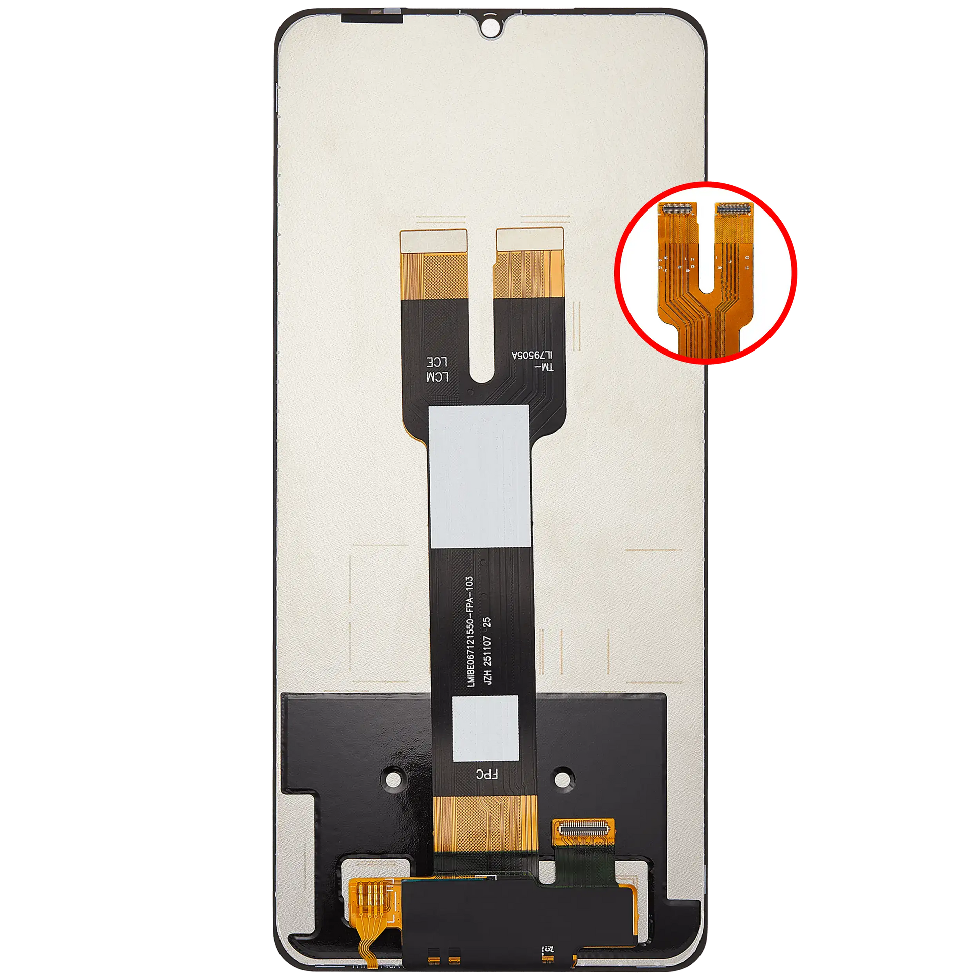 LCD Assembly Without Frame For Samsung Galaxy A07 5G (A076 / 2026) (Refurbished) (All Colors) replacement part product image 3 - SKU 107182199706